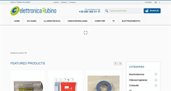 Desktop Screenshot of elettronicarubino.com