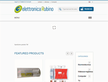 Tablet Screenshot of elettronicarubino.com